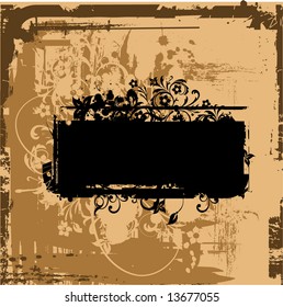 floral banner so you can add your own images 15 (vector)