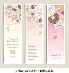 floral banners