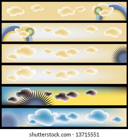 floral banners
