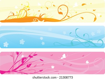 Floral Banners