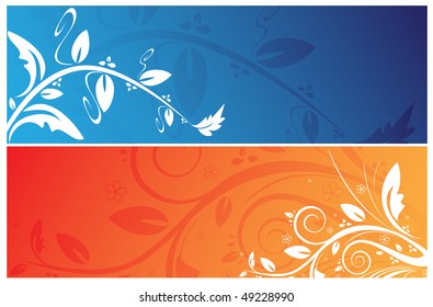 Banderas florales