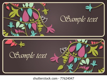 Floral Banners