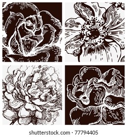 Floral banners