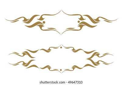 Floral banners with place for your text. vector illustration