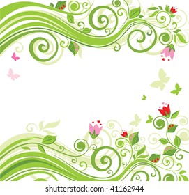 Floral beautiful background