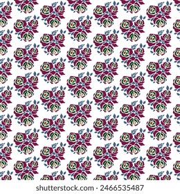 Floral Bettlaken Design und Floral Textile Design