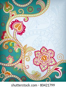 Floral and Bird