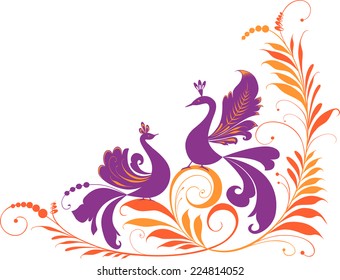 floral birds