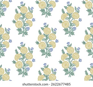 IMPRESSÃO DE BLOCO FLORAL REPETIR PADRÃO VETORIAL DESIGN DE FLOR BOHO PADRÃO