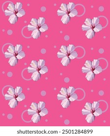Flor floral sin patrón para uso verdadero