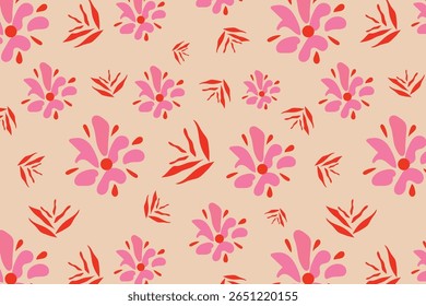 Floral Blossom Veil é um suave, romântico floral Vintage sem costura padrão capturando a essência sonho, perfeito para intemporal romântico, feminino, ou etéreo design vibes para Tecido, embalagem 