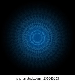 floral blue pattern Vector background
