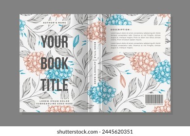 portada de libro floral Vector 12