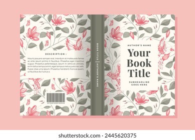 portada de libro floral Vector 18