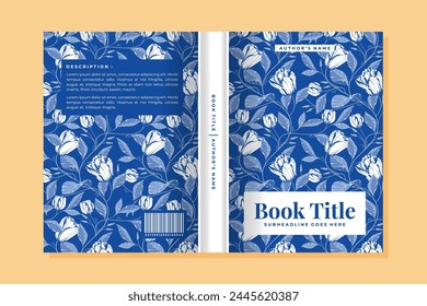 portada de libro floral Vector 23