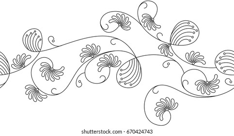 Floral border
