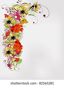 Floral border