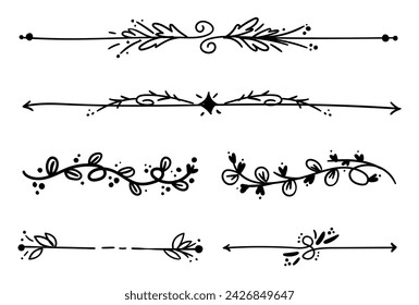 Floral border art ornate illustration	