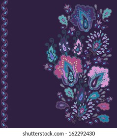 Floral border composition