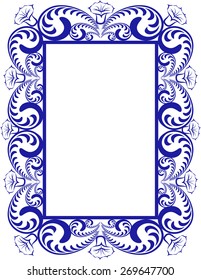 floral border - design element