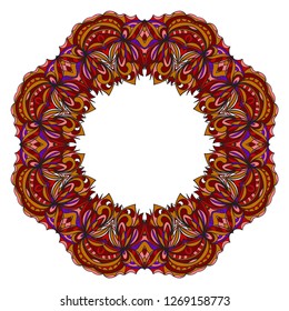 Floral border design elements. Wedding invitation, thank you card, save card, baby shower. Vector illustration
