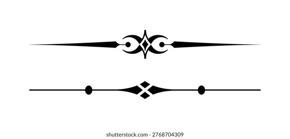 floral border elements vector art vintage