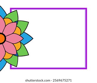 Floral border mandala set vector, Decorative flower mandala border vector silhouette, Border Mandala vector set, Creative Mandala vector isolated