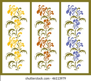 floral borders