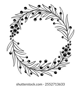 Fronteras y divisores florales. Elegantes marcos decorativos de plantas verdes y divisores ornamentales monograma para tarjeta de invitación de boda. Vector aislado icono sobre fondo blanco