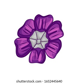 Floral botanical flower Illustration Color Ornament Purple