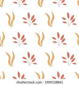 Patrones florales sin soldadura botánica. Diseño vectorial para papel, cubierta, papel pintado, tela, textil, decoración interior y otros proyectos.