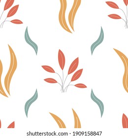 Blumenmuster, nahtlose Muster. Vektordesign für Papier, Deckel, Tapeten, Gewebe, Textilien, Innendekor und anderes Projekt.