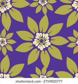 Patrón de textura de Vector botánico floral con flores y hojas. El patrón inconsútil se puede utilizar para el Fondo de pantalla, rellenos del patrón, fondo de la página del Web, texturas superficiales.

