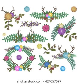 Floral bouquet design. Icon Vector Clip Art Vector.