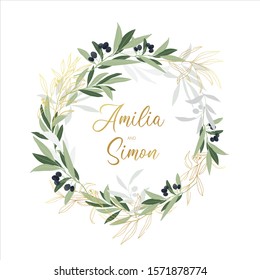 Floral bouquet design vector with Rose and flower, anemone Eucalyptus branch greenery leaves. Wedding vector invite card designer element collection.