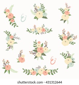 Floral Bouquet Elements