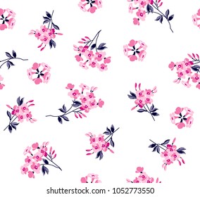 Floral bouquet pattern,small flowers for textile print,fashion design,fabric