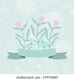 Floral bouquet. Romantic frames. Floral composition.