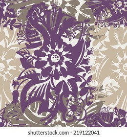 Floral bouquet. Vector background 