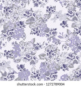 Floral bouquet vector pattern 