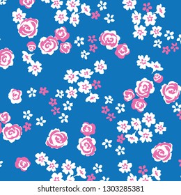 Floral bouquet vector pattern