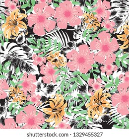 Floral bouquet vector pattern