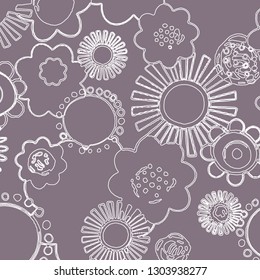 Floral bouquet, vector and pattern with flowers