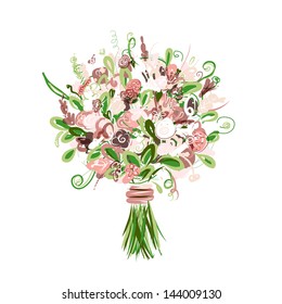 Floral bouquet for your design