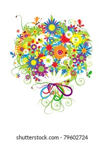 Floral bouquet for your design