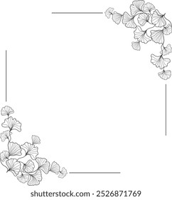 Floral Branch of a Ginko Tree Flower