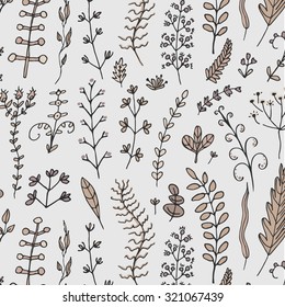 Floral branch pattern