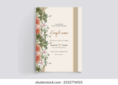 floral bridal shower invitation templates