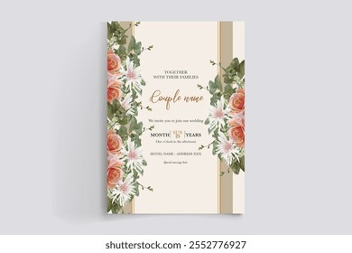 floral bridal shower invitation templates