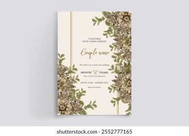 floral bridal shower invitation templates